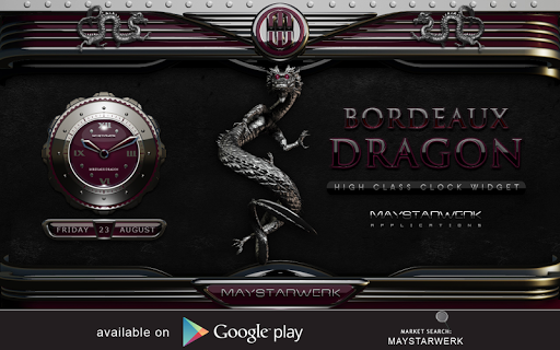 免費下載個人化APP|dragon digital clock bordeaux app開箱文|APP開箱王