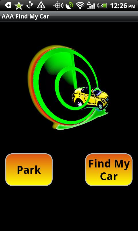 Android application Find My Car Upgrade screenshort