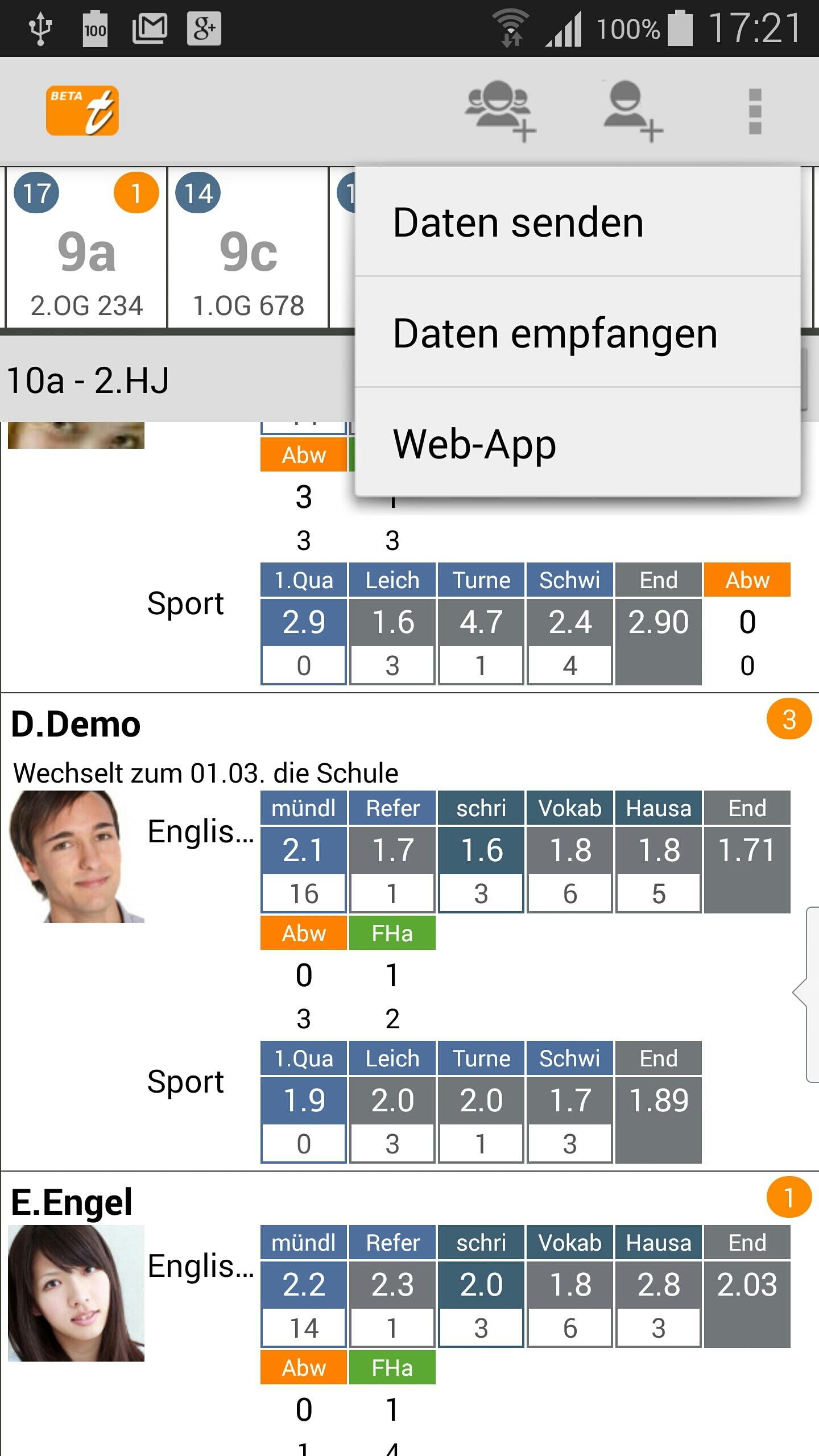 Android application TAPUCATE WLAN Extension screenshort