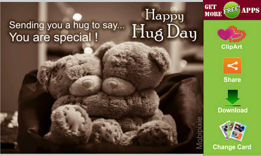 【免費娛樂App】Hug Day eCards and Greetings-APP點子