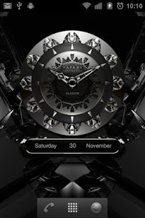 SLAGON Designer Clock Widget - náhled