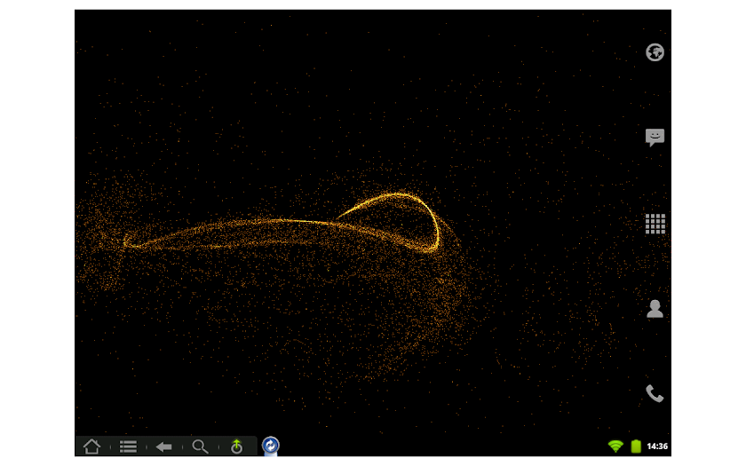 Radiant Particles Free Screen 3