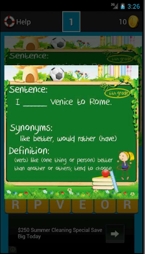 【免費教育App】Vocabulary Games Sixth Grade-APP點子