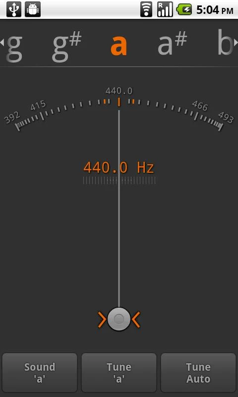 Tuner - gStrings - screenshot