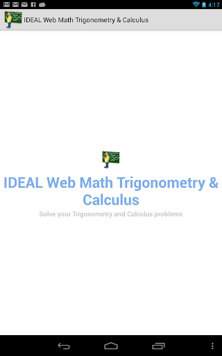 【免費教育App】IDEAL Web Math Trig/Calculus-APP點子