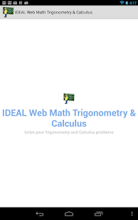 IDEAL Web Math Trig/Calculus Screenshots 5