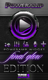 Poweramp  widget Purple Glow(圖1)-速報App