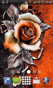 How to download Glitter Twinkle Rose LWP 26 apk for bluestacks