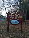 Hallville Village District Sign