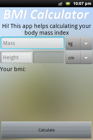 BMI Calculator