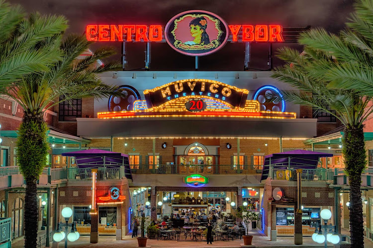 Centro Ybor Night in Tampa, Florida.