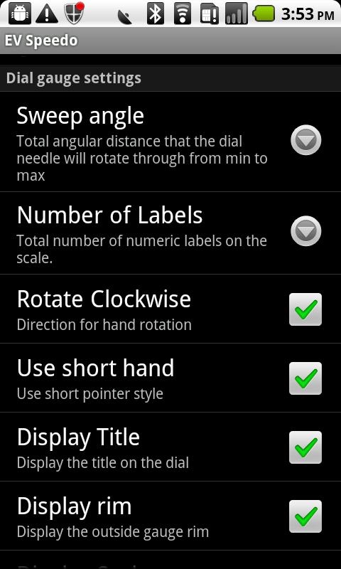 EV Speedo for Soliton1 Screen 2