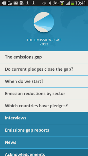 The emissions gap