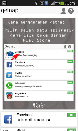 【免費生活App】getnap :PULSA GRATIS 5rb-100rb-APP點子