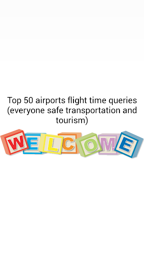 Top 50 airport flight time