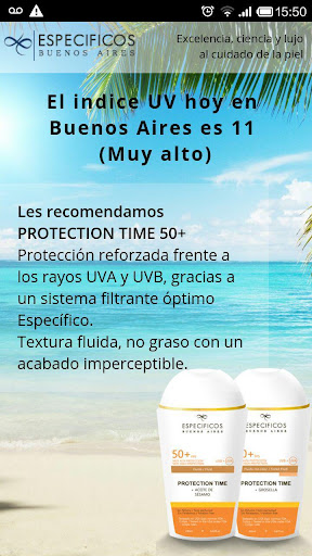 Indice UV - ESPECIFICOS