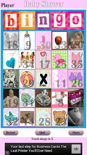 【免費家庭片App】Baby Shower Bingo-APP點子