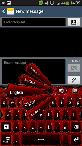 GO Keyboard Red