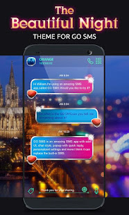 GO SMS PRO BEAUTY NIGHT THEME(圖1)-速報App