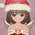 Chika Moe XMas paper logo
