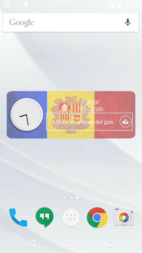 Andorra Clock RSS Widget