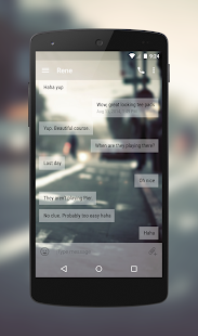 How to download EvolveSMS Theme Minimal Clear patch 5.5.1 apk for pc
