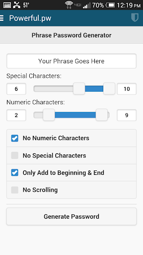 Powerful Password Generator