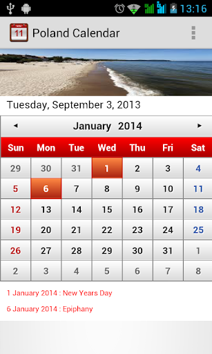【免費生產應用App】Poland Calendar-APP點子