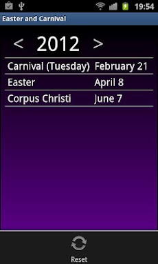 復活祭とカーニバルカレンダーのおすすめ画像1
