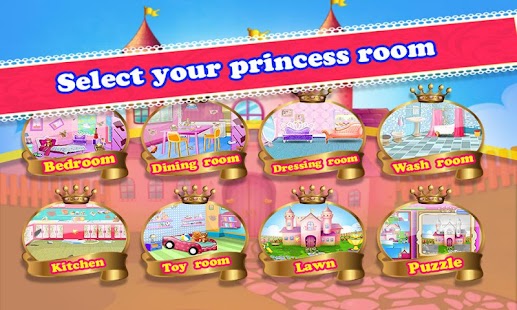 Princess Doll House Cleanup banner
