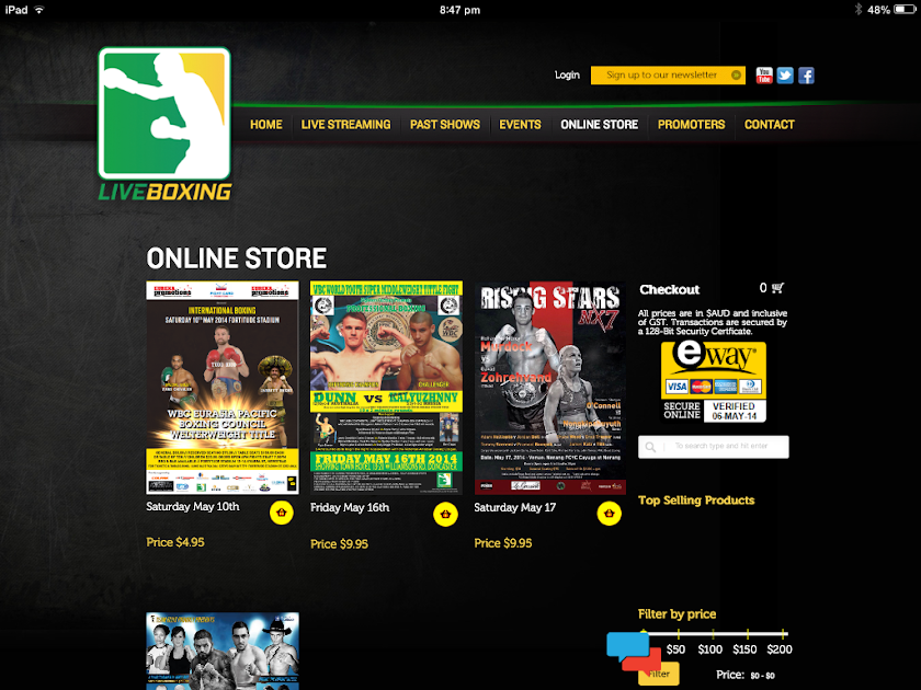 Liveboxing.com.au Screen 3