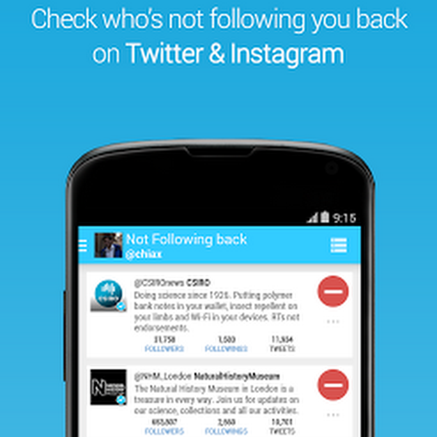 Unfollowers Instagram Tracker