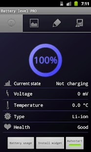 Battery level PRO v15.0 Battery level PRO - screenshot thumbnail