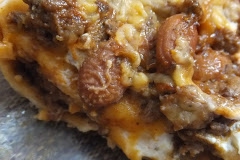 Bean and Beef Enchilada Bake