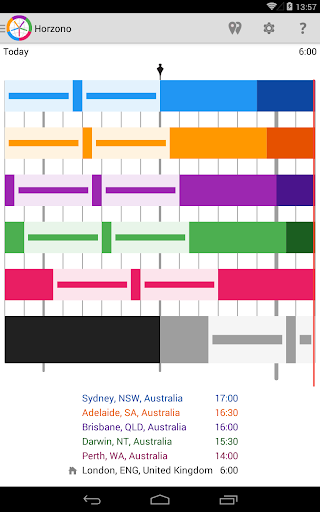 【免費生產應用App】Horzono time zones world clock-APP點子