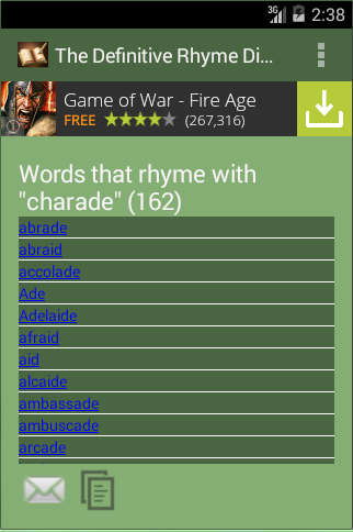 【免費工具App】The Rhyme Dictionary-APP點子