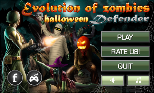 Evolution of zombies Halloween