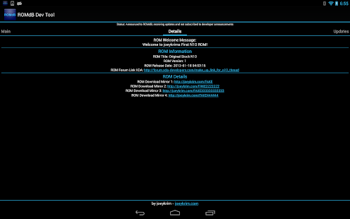 ROMDashboard Developer Tool(圖2)-速報App