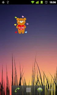 CuteBear Clock Widget(圖1)-速報App