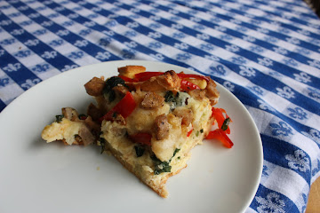Egg, Sausage and Veggie Strata