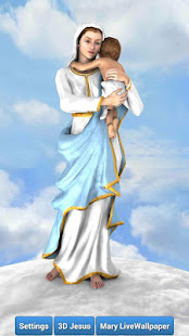 3D Mother Mary Live Wallpaper(圖1)-速報App