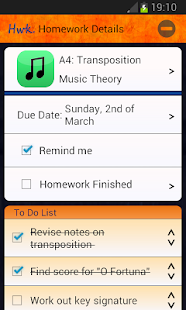 Hwk. Planner and Timetable - screenshot thumbnail