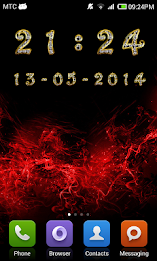 Digital Clock Diamond poster 2