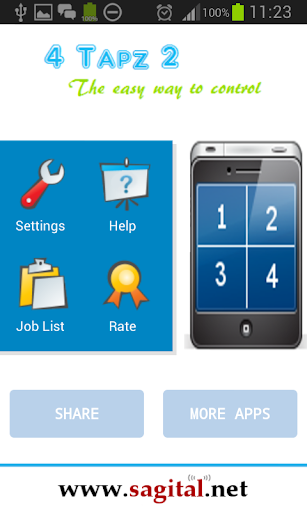 4Tapz2 - Control your Phone