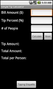 Download Simple Tip Calculator APK for Android