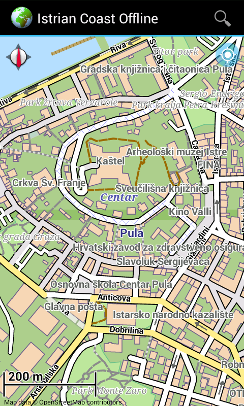 Offline Map Istrian Coast Screen 3