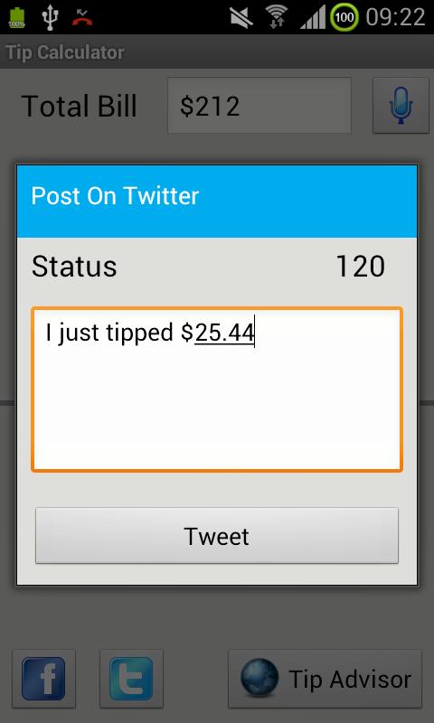 Tip Calculator Pro Screen 3