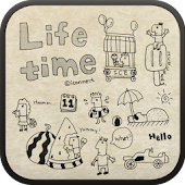 Life time go launcher theme