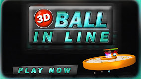 3D BALL IN LINE