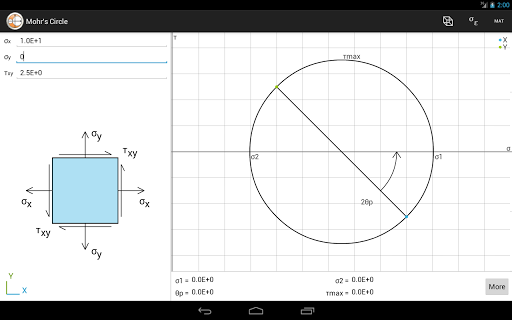 【免費工具App】Mohr's Circle Advanced (free)-APP點子